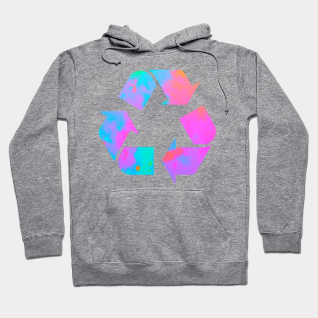 Colorful Recycle Logo Hoodie by lolosenese